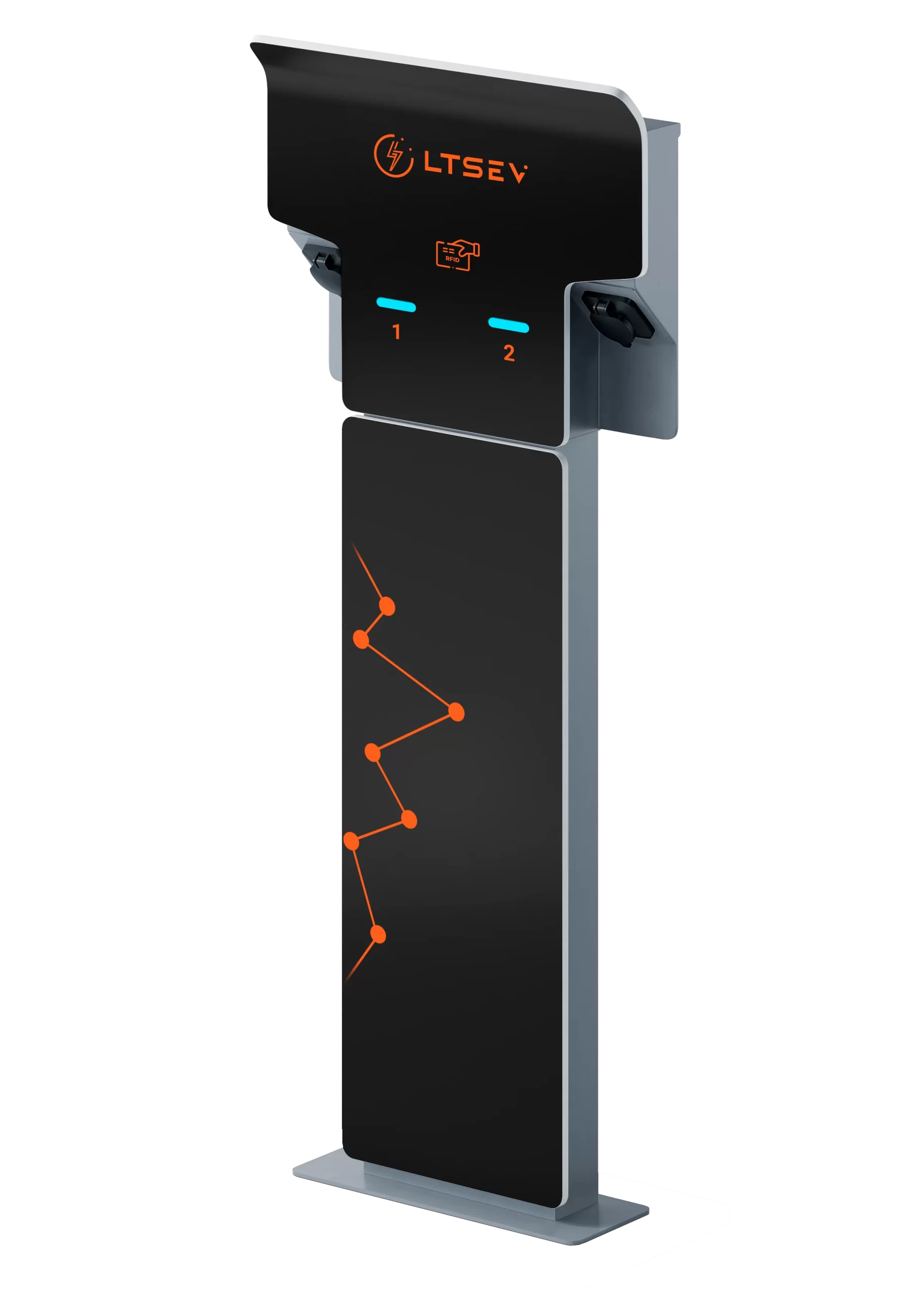 wallbox_stand_2m_socket_black